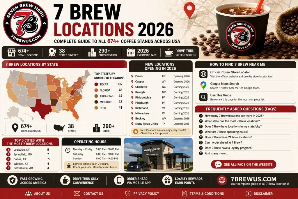 7 Brew Locations