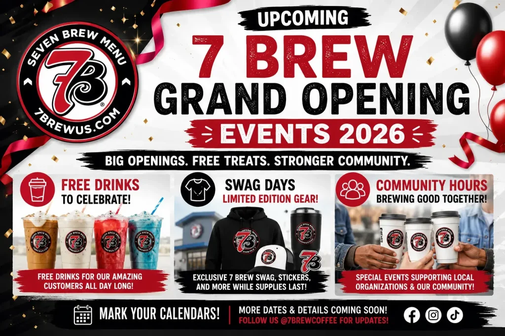7 Brew Grand Opening Events 