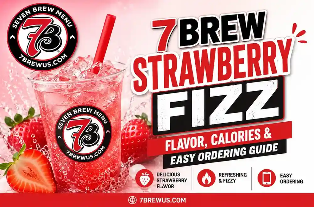 7Brew Strawberry Fizz
