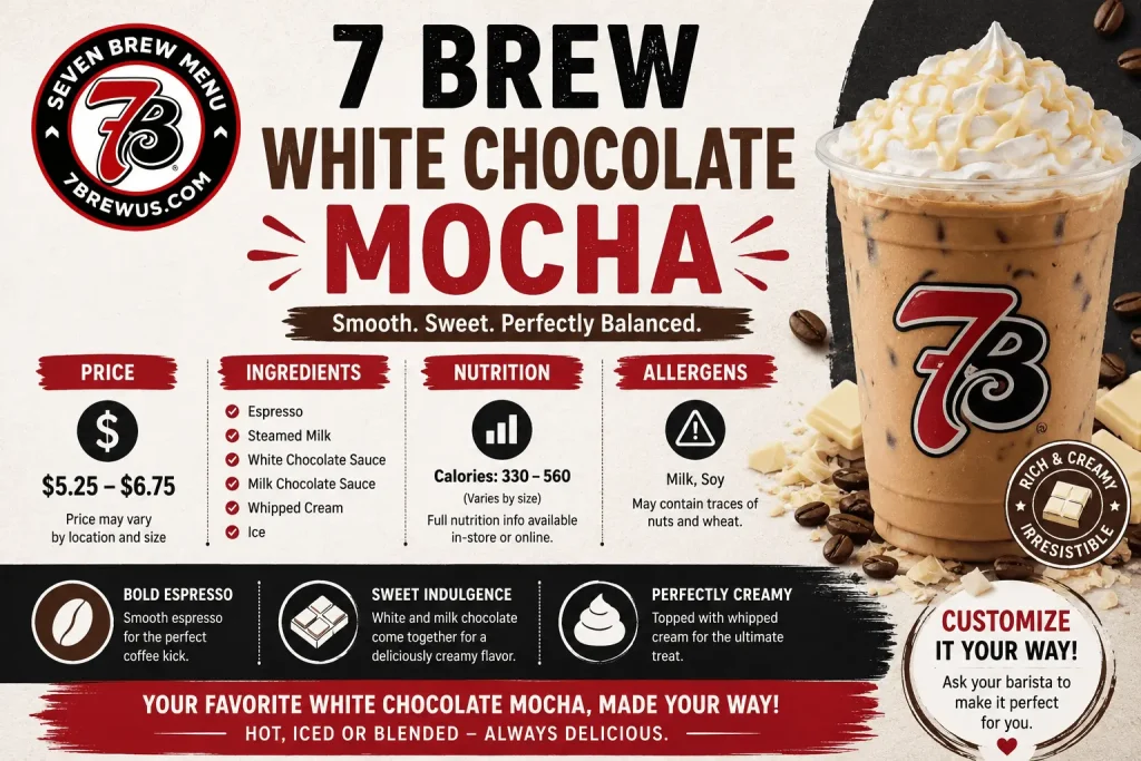 7 Brew White Chocolate Mocha